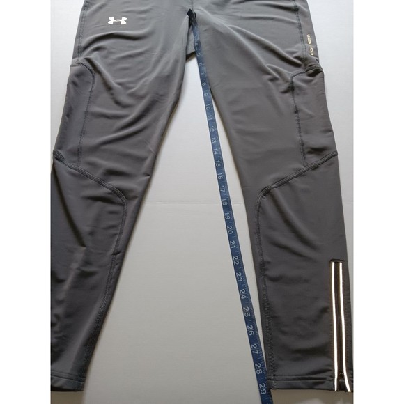Under Armour Men's Gray Heat Gear Compression Pants - Size 2XL - Picture 8 of 13